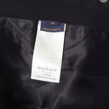 21SS × NBA ロゴ エンボス バーシティ ジャケット (Louis Vuitton x NBA Leather Basketball Jacket)