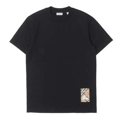 26SS ラベル刺繍 Ｔシャツ (Check Label Cotton S/S T-shirt)