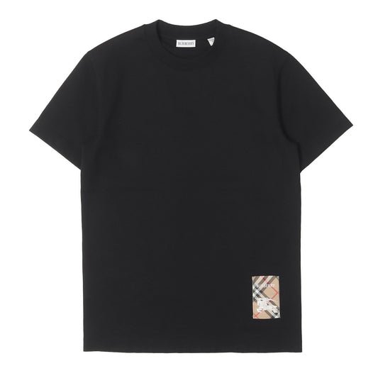 26SS ラベル刺繍 Ｔシャツ (Check Label Cotton S/S T-shirt)
