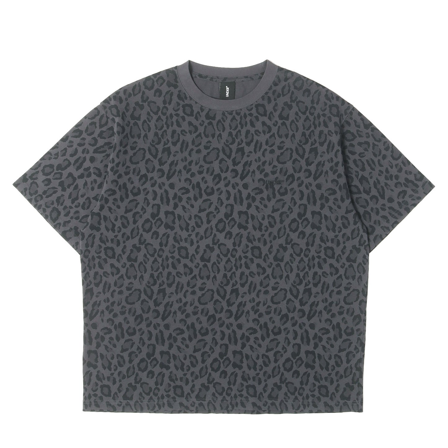 24AW ワンポイントロゴ刺繍 レオパードパターン Tシャツ