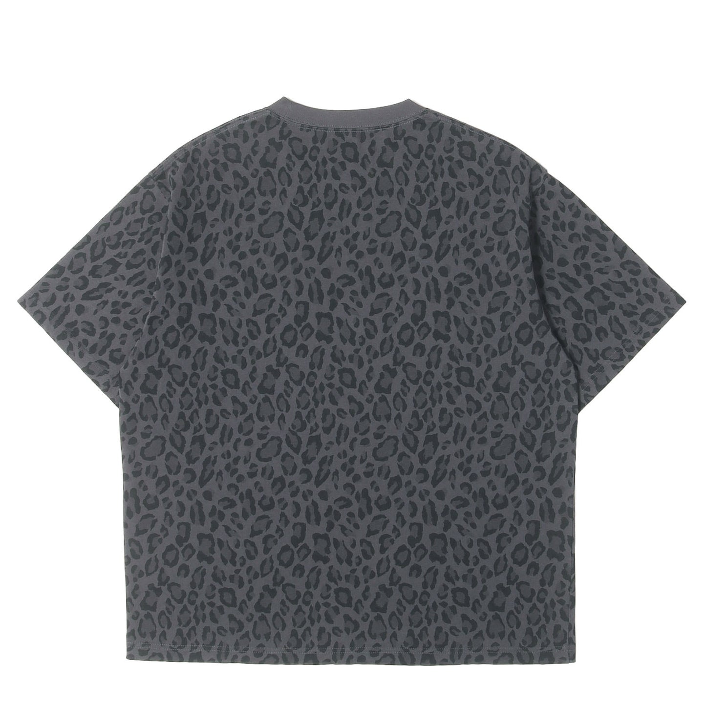 24AW ワンポイントロゴ刺繍 レオパードパターン Tシャツ