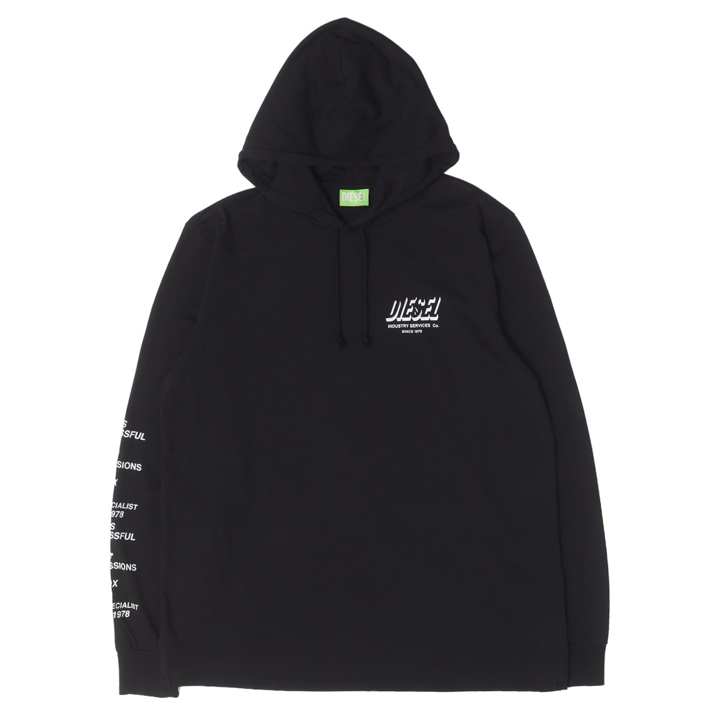 21AW グラフィック ロゴ Tパーカー (T-JUST-LS-HOOD-SLITS-A1) / GREEN LABEL