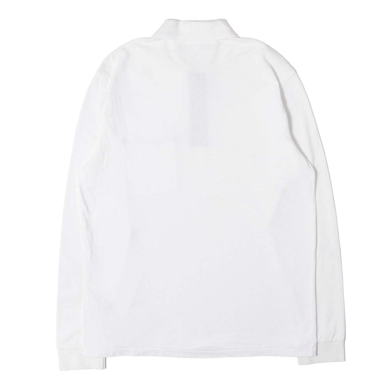 21AW ワニワッペン ロングスリーブ ピケポロシャツ (Classic Fit Long Sleeve Polo Shirt with Chest Pocket) / MADE IN JAPAN