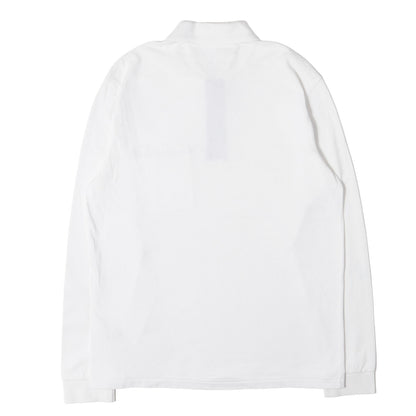 21AW ワニワッペン ロングスリーブ ピケポロシャツ (Classic Fit Long Sleeve Polo Shirt with Chest Pocket) / MADE IN JAPAN