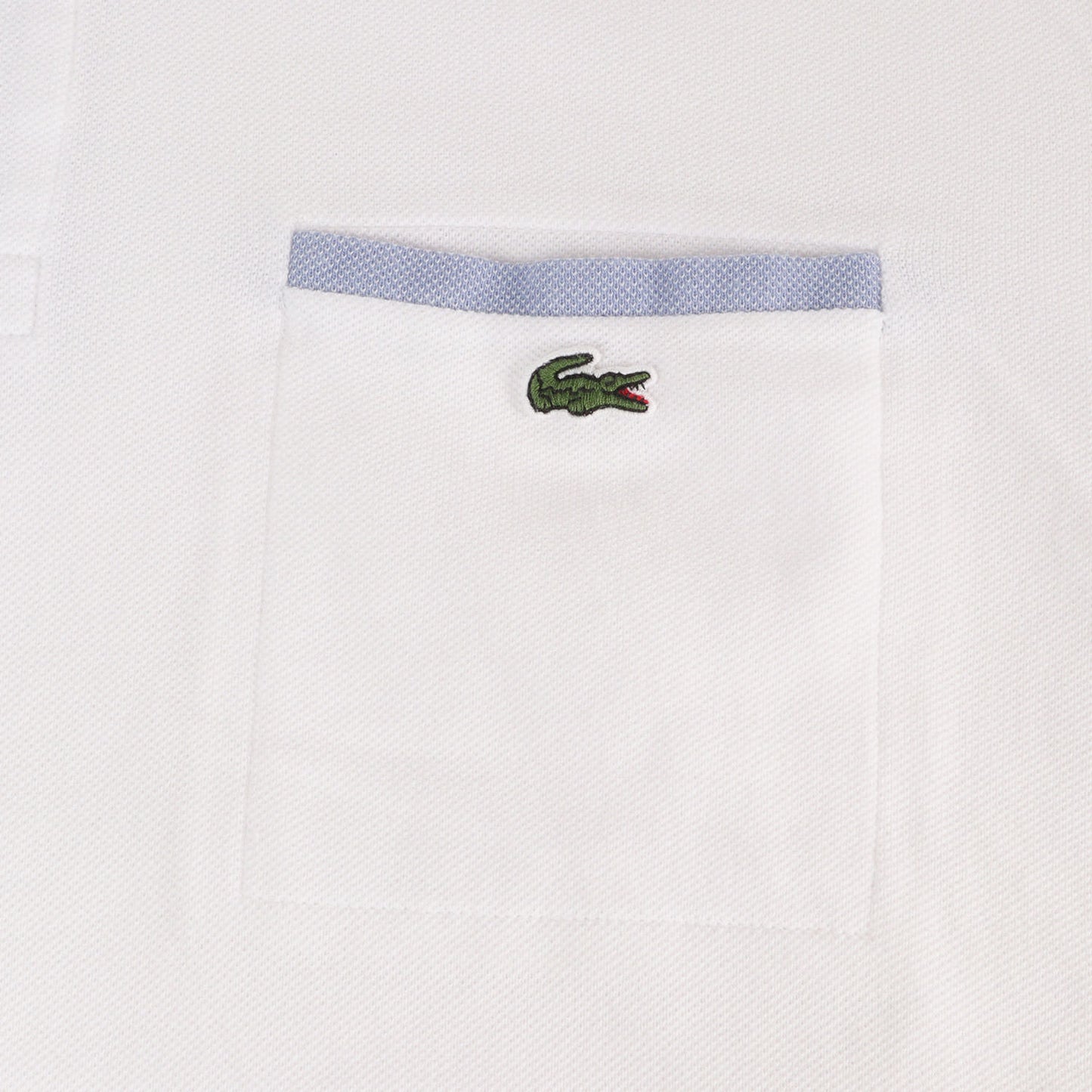 21AW ワニワッペン ロングスリーブ ピケポロシャツ (Classic Fit Long Sleeve Polo Shirt with Chest Pocket) / MADE IN JAPAN