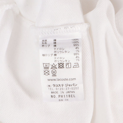 21AW ワニワッペン ロングスリーブ ピケポロシャツ (Classic Fit Long Sleeve Polo Shirt with Chest Pocket) / MADE IN JAPAN