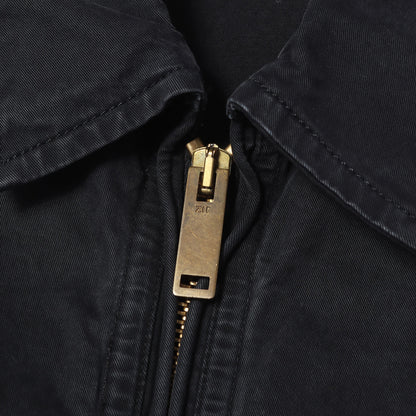 00s ワッペン刺繍 ストレッチポプリン ジップ ミリタリーシャツ / STONE ISLAND Denims