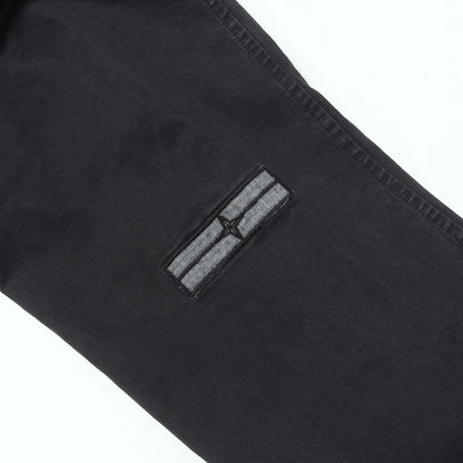 00s ワッペン刺繍 ストレッチポプリン ジップ ミリタリーシャツ / STONE ISLAND Denims