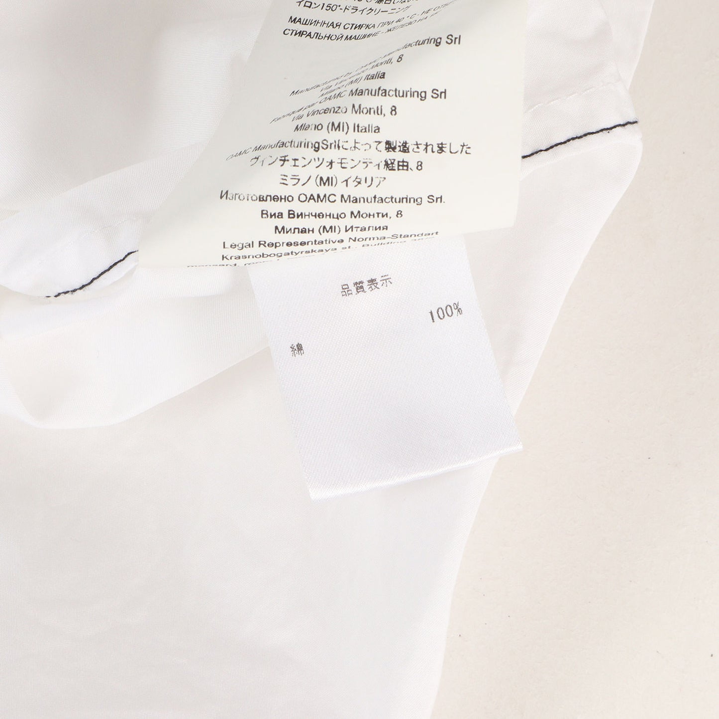 22AW ハーフジップ プルオーバー シャツ (FLARE SHIRT)