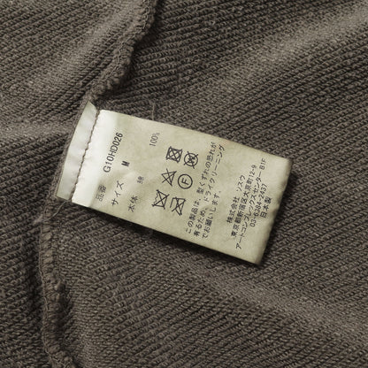 23SS ヴィンテージ加工 ロゴ スウェット パーカー (KKM Printed Shirring Hoodie) / MYne