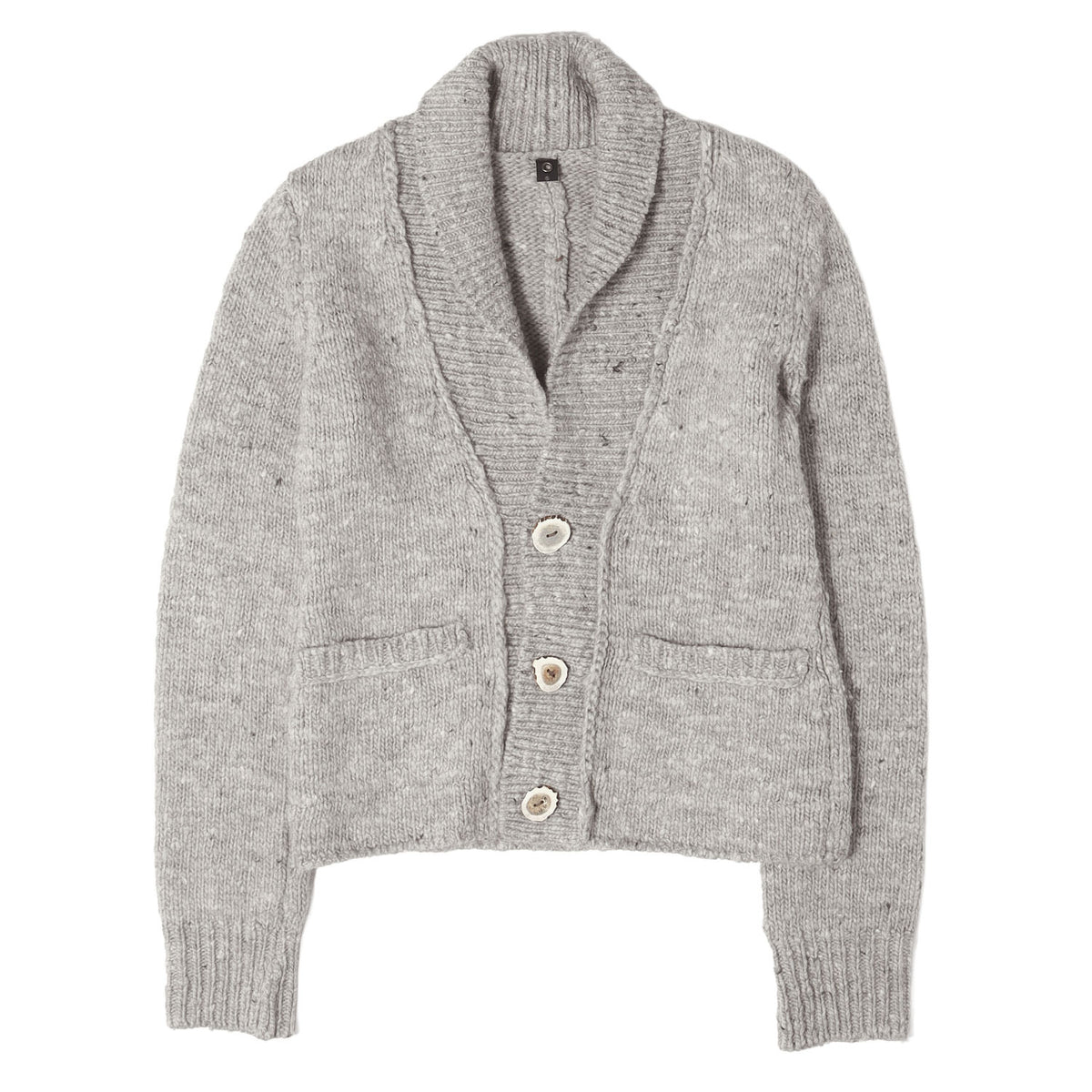 ショールカラー ニット カーディガン (MID cardigan) / MADE IN JAPAN