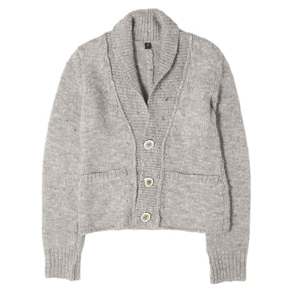 ショールカラー ニット カーディガン (MID cardigan) / MADE IN JAPAN