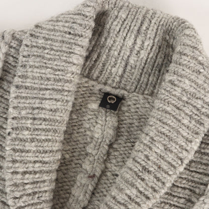 ショールカラー ニット カーディガン (MID cardigan) / MADE IN JAPAN