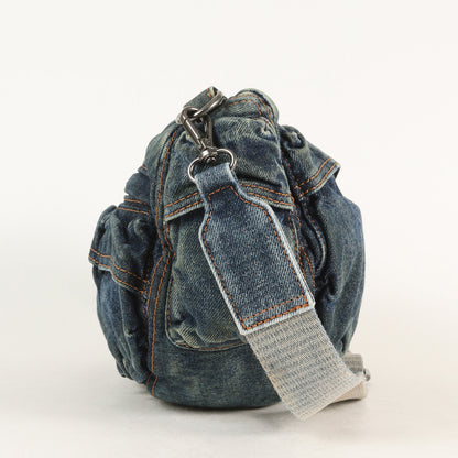 25AW デニム ショルダーバッグ (Re-Edition Travel 3000 Shoulder Bag)