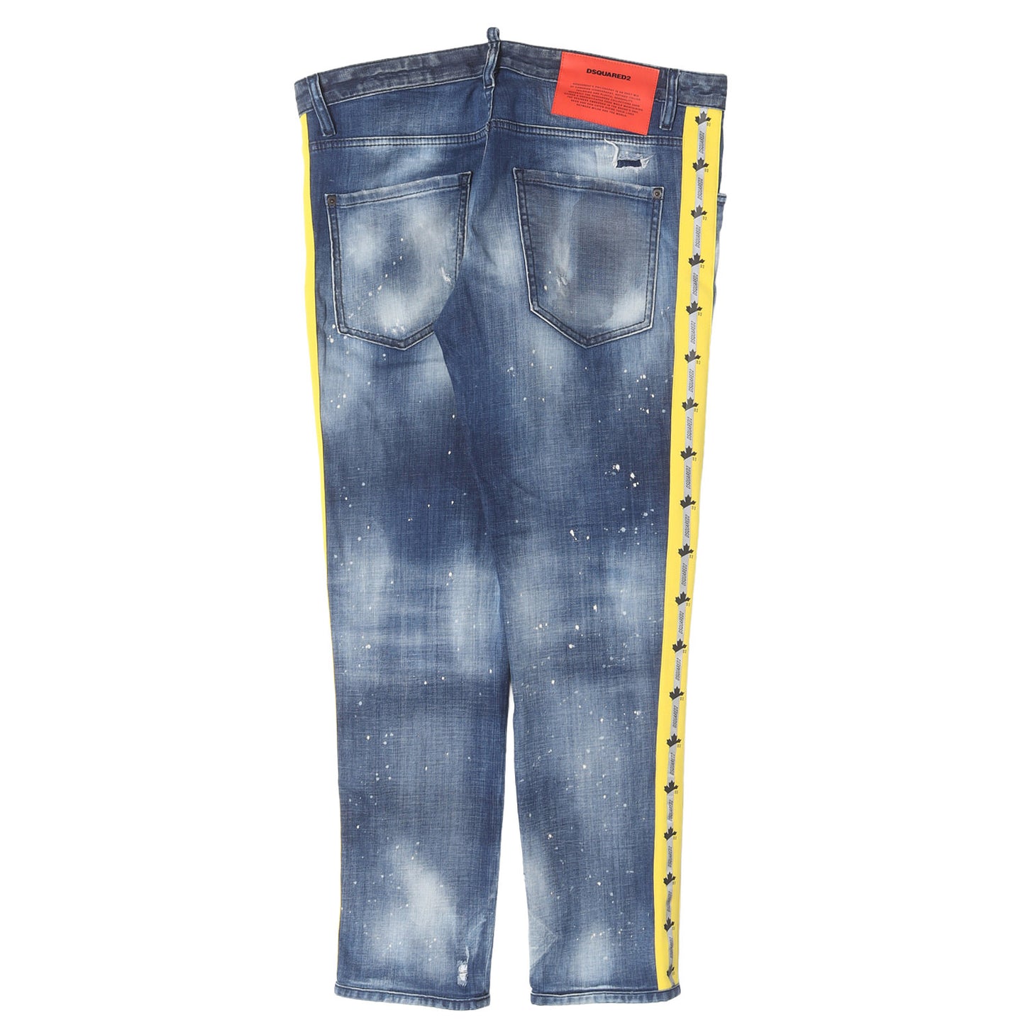 21SS サイドライン ヴィンテージ加工 ストレッチデニム スキニーパンツ (Skater Jean)