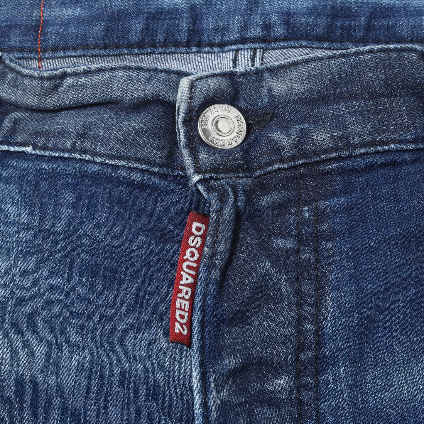 21SS サイドライン ヴィンテージ加工 ストレッチデニム スキニーパンツ (Skater Jean)