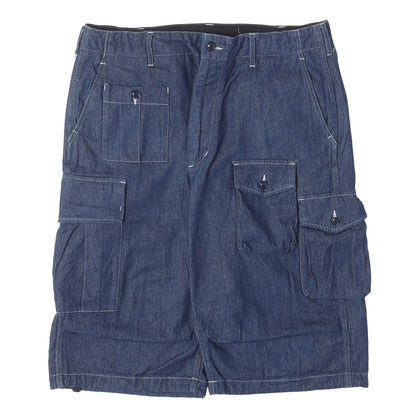 23AW × BEAMS PLUS 別注 スラブデニム カーゴ クロップドパンツ (BDU 3/4 Shorts Denim)