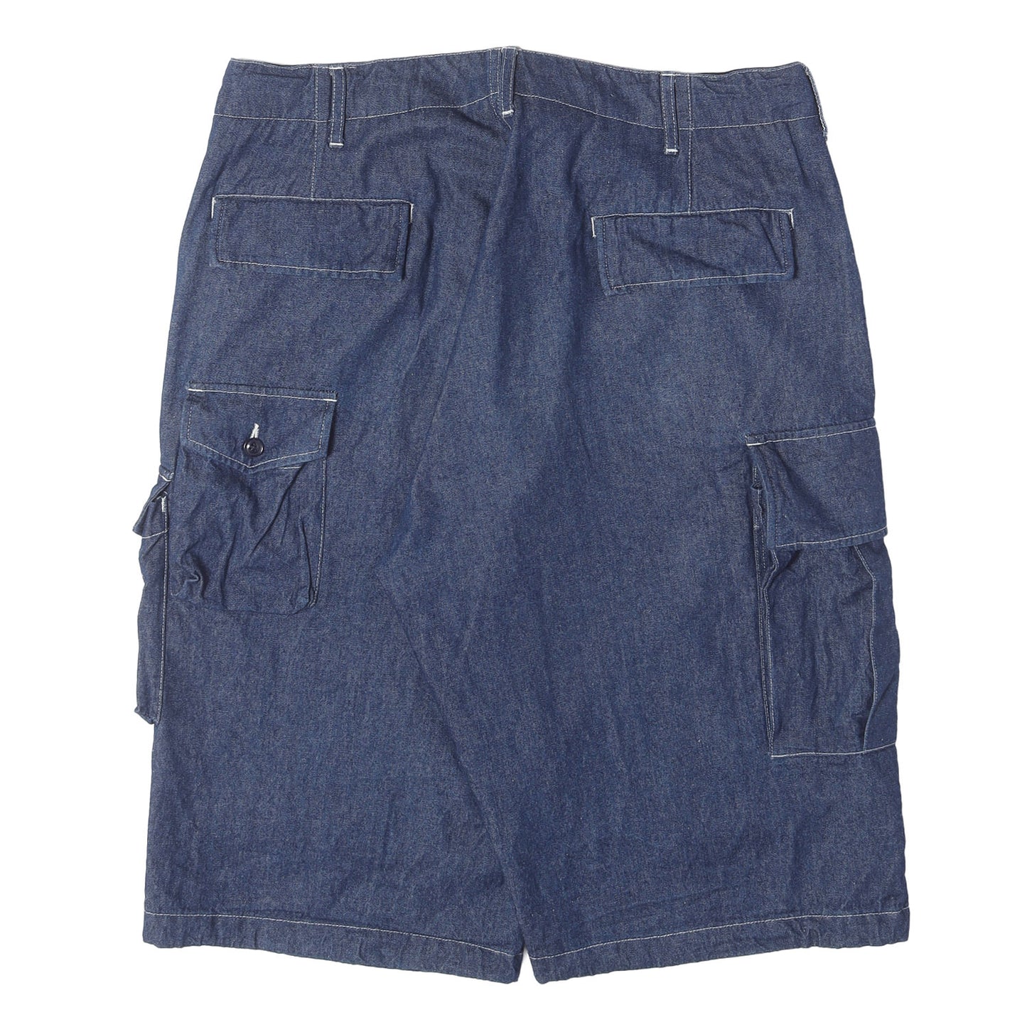 23AW × BEAMS PLUS 別注 スラブデニム カーゴ クロップドパンツ (BDU 3/4 Shorts Denim)