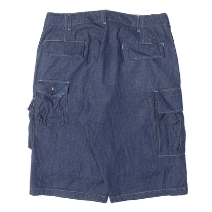 23AW × BEAMS PLUS 別注 スラブデニム カーゴ クロップドパンツ (BDU 3/4 Shorts Denim)