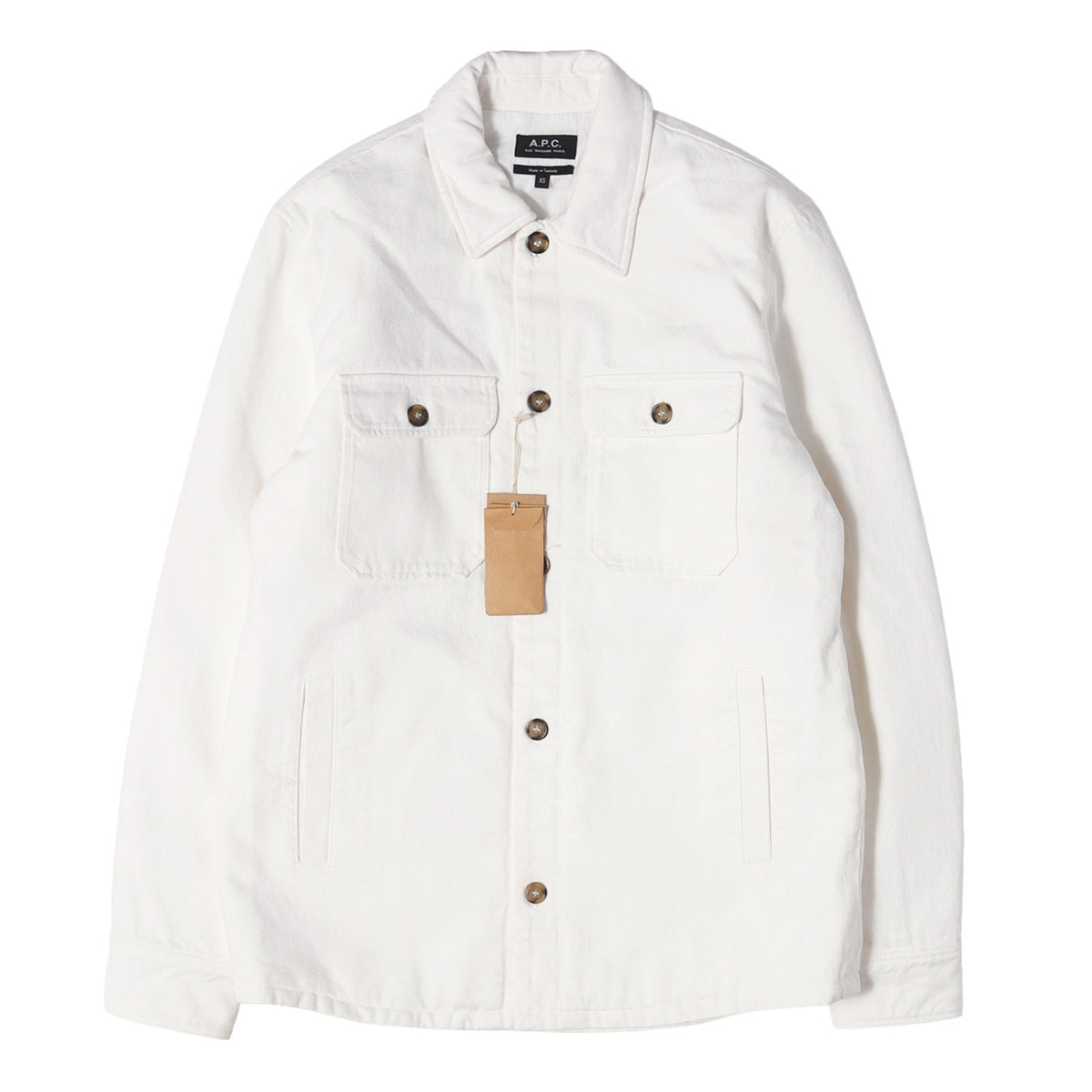 24SS パテッド ホワイトデニム ジャケット (Alessio Jacket)