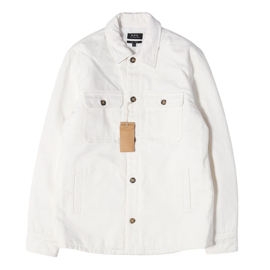 24SS パテッド ホワイトデニム ジャケット (Alessio Jacket)