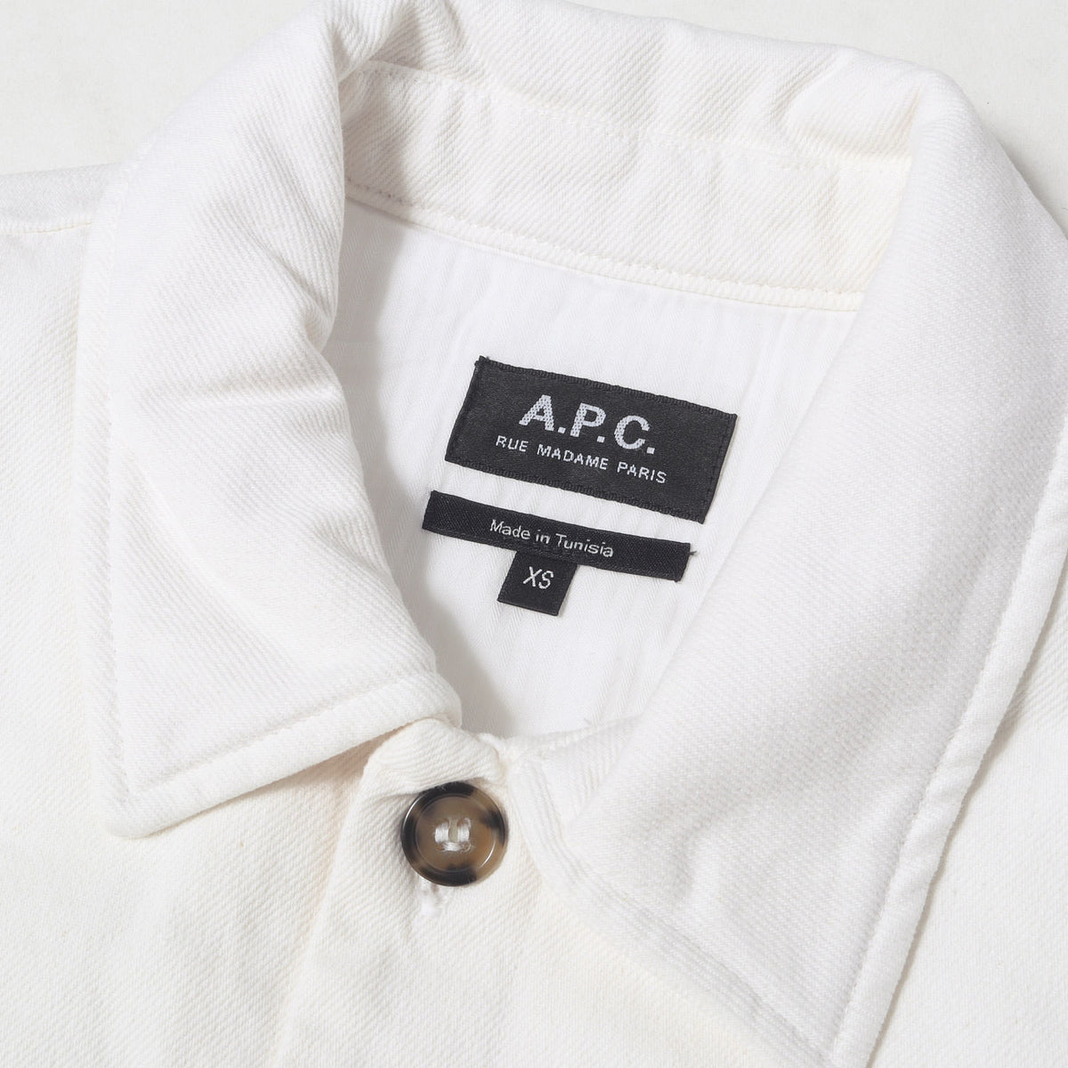 24SS パテッド ホワイトデニム ジャケット (Alessio Jacket)