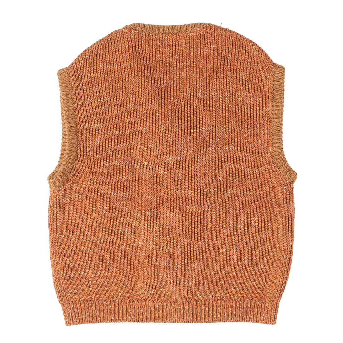 23SS ブレンドニット ジップベスト (Knitted Asymmetric Vest)