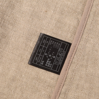ストレッチ リネン 2B テーラードジャケット (WASHABLE ITALY LINEN wrinkle jacket)