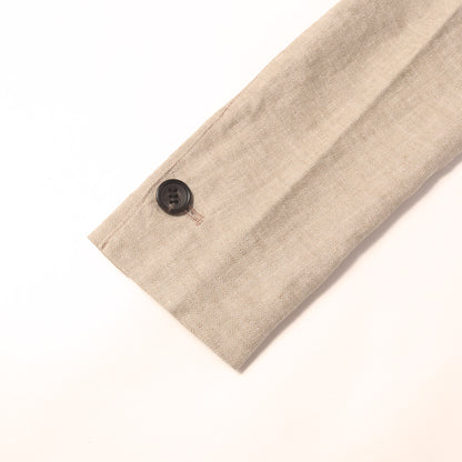 ストレッチ リネン 2B テーラードジャケット (WASHABLE ITALY LINEN wrinkle jacket)