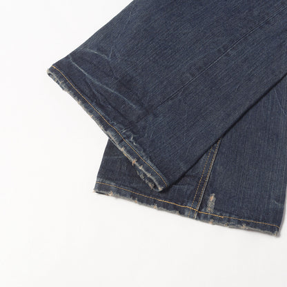 BEAMS 別注 ヴィンテージ加工 フレア デニム パンツ / MADE IN JAPAN
