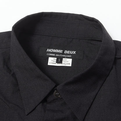 20SS ウールサージ ドレス シャツ