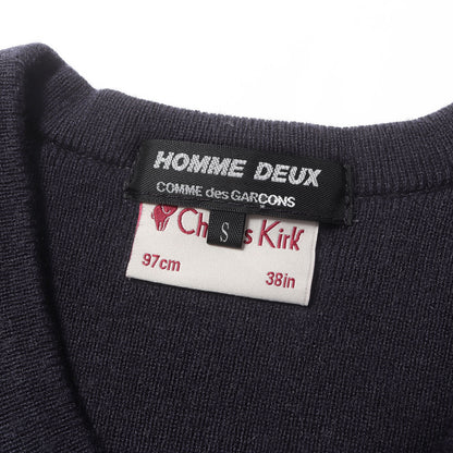 × Charles Kirk インサイドアウト Vネック ニット セーター
