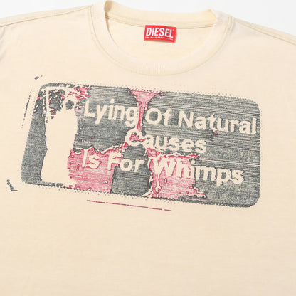 25SS バーンアウトウォッシュ加工 グラフィックロゴ Tシャツ (T-NORM-T2)