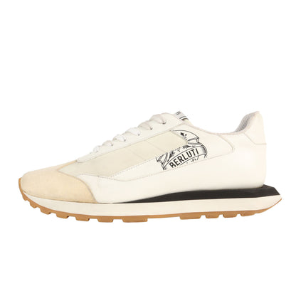 21AW Graphic Leather and Fabric Sneaker (S5544 001)