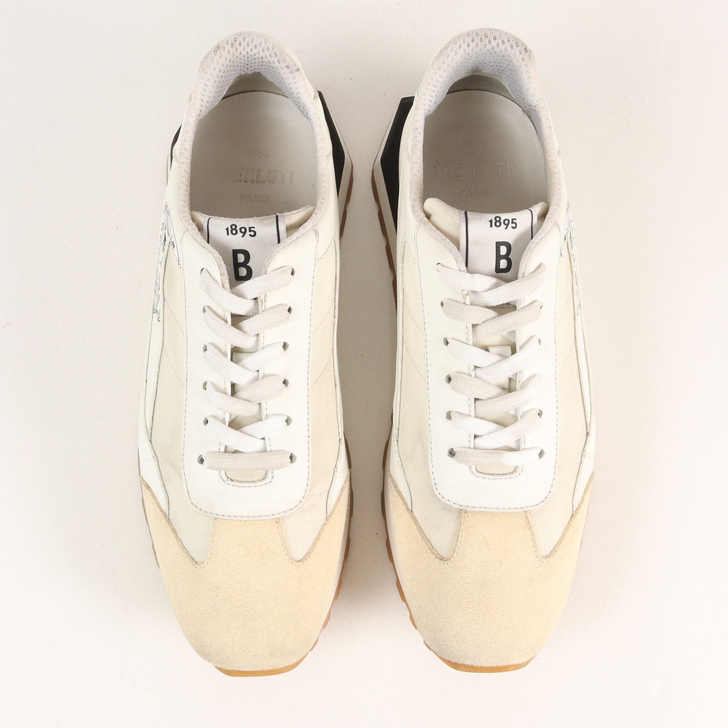 21AW Graphic Leather and Fabric Sneaker (S5544 001)