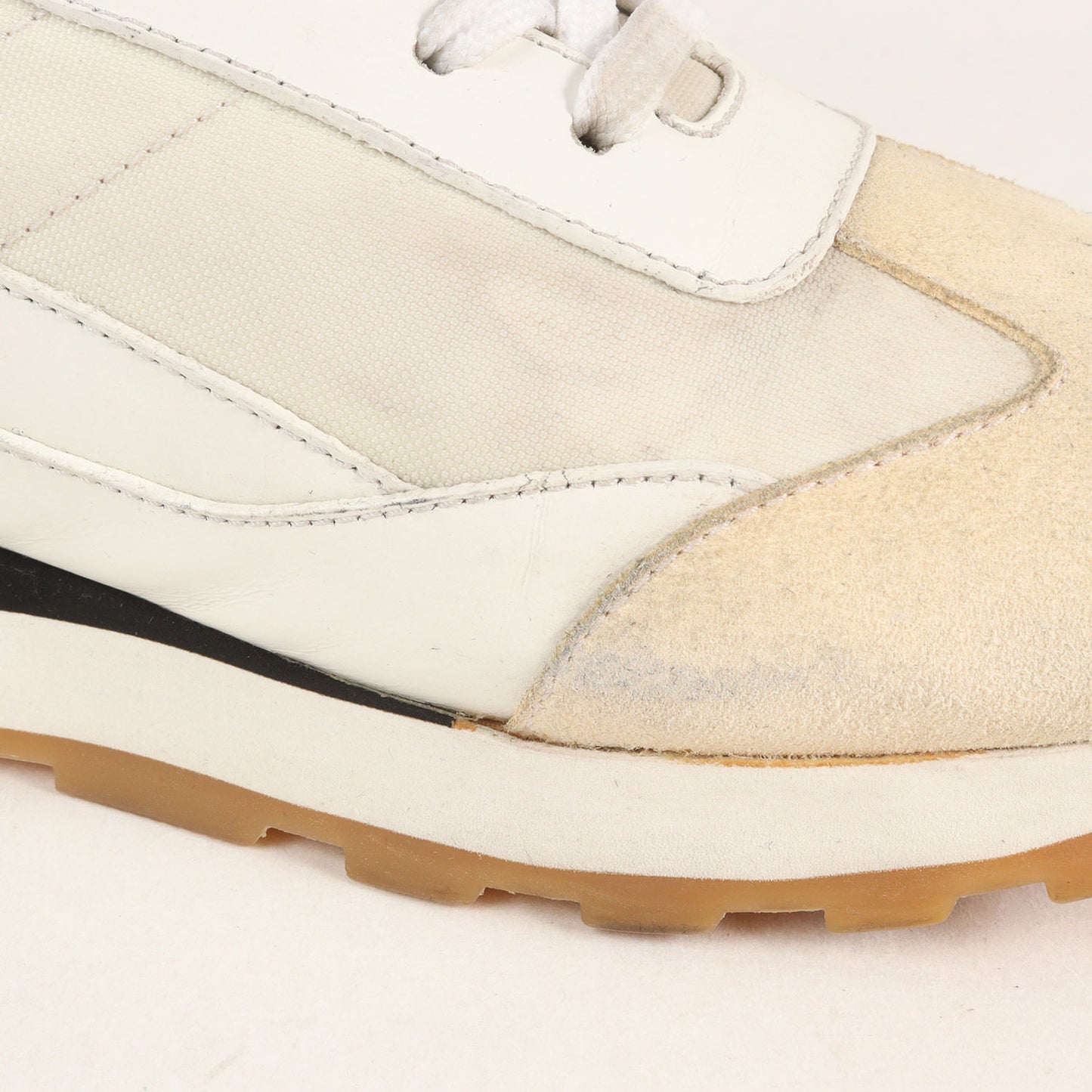 21AW Graphic Leather and Fabric Sneaker (S5544 001)