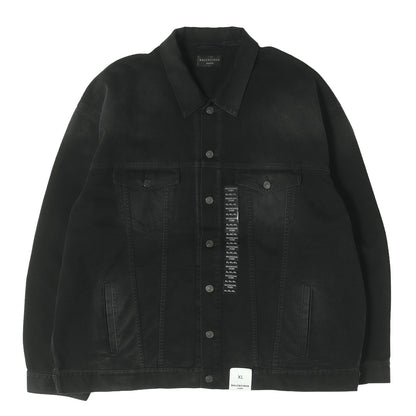 24SS サイズステッカー オーバーサイズ デニムジャケット (Denim Size Sticker Jacket)