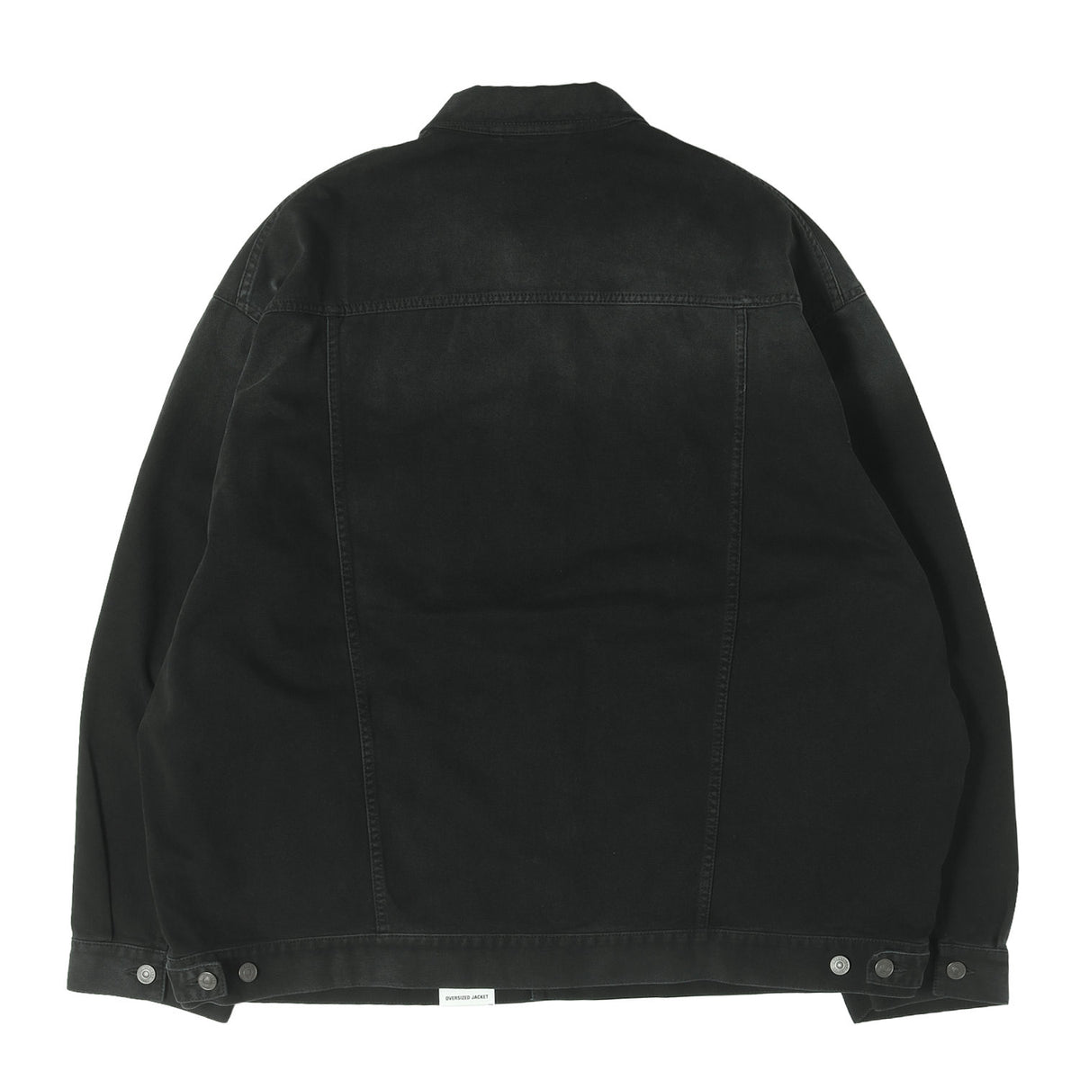 24SS サイズステッカー オーバーサイズ デニムジャケット (Denim Size Sticker Jacket)