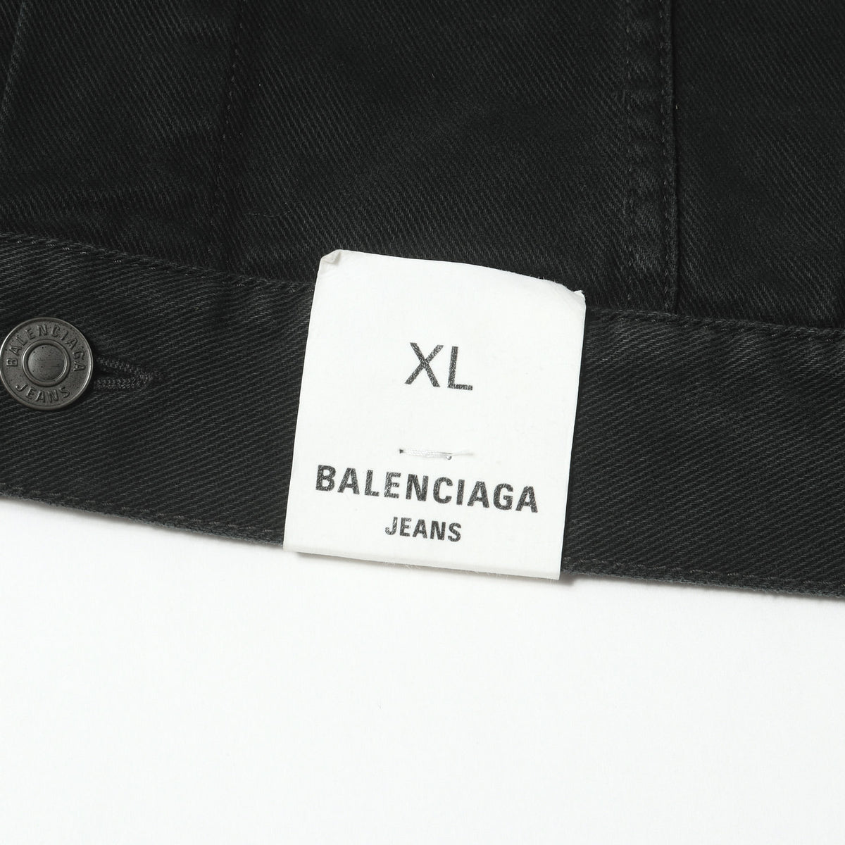 24SS サイズステッカー オーバーサイズ デニムジャケット (Denim Size Sticker Jacket)