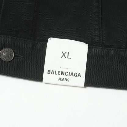 24SS サイズステッカー オーバーサイズ デニムジャケット (Denim Size Sticker Jacket)