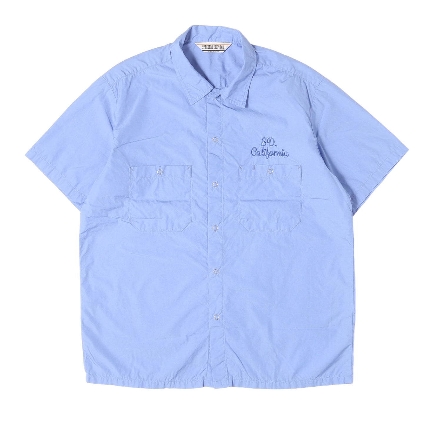 26SS ロゴ刺繍 タイプライター 半袖 ワークシャツ (SD DRESS WORK SHIRT SS)