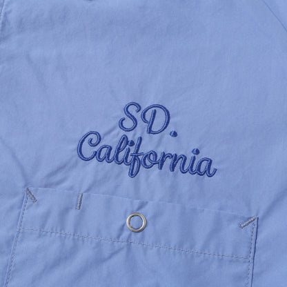 26SS ロゴ刺繍 タイプライター 半袖 ワークシャツ (SD DRESS WORK SHIRT SS)