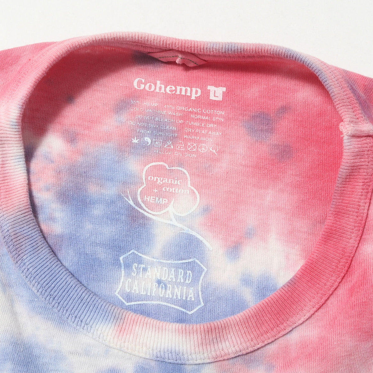 24SS × GO HEMP タイダイ ロゴ Tシャツ (GOHEMP × SD Tie Dye Dead Logo T)