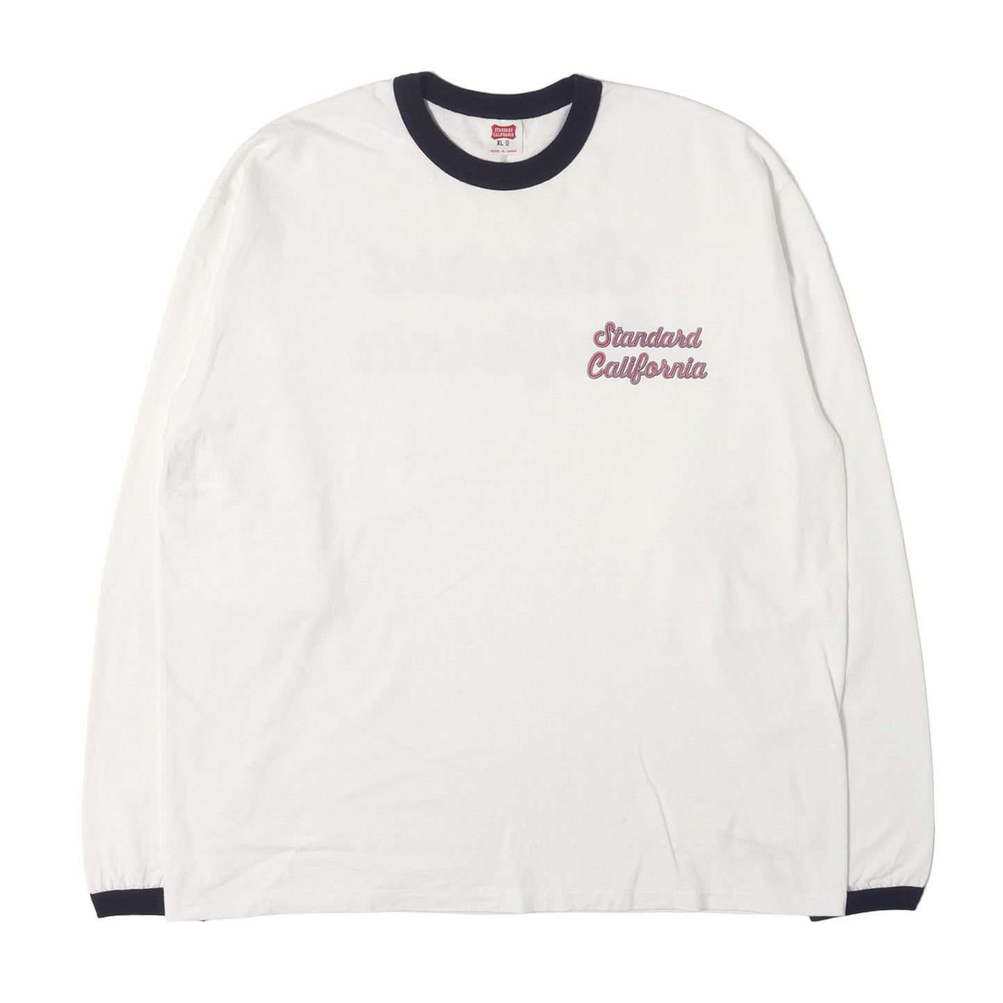 25SS グラフィック ロゴ リンガーネック ロングスリーブ Tシャツ (SD US Cotton Script Logo Ringer Long Sleeve T)