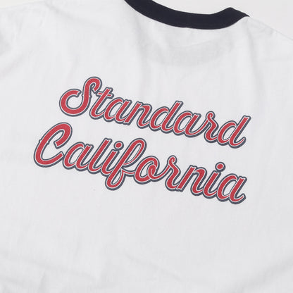 25SS グラフィック ロゴ リンガーネック ロングスリーブ Tシャツ (SD US Cotton Script Logo Ringer Long Sleeve T)