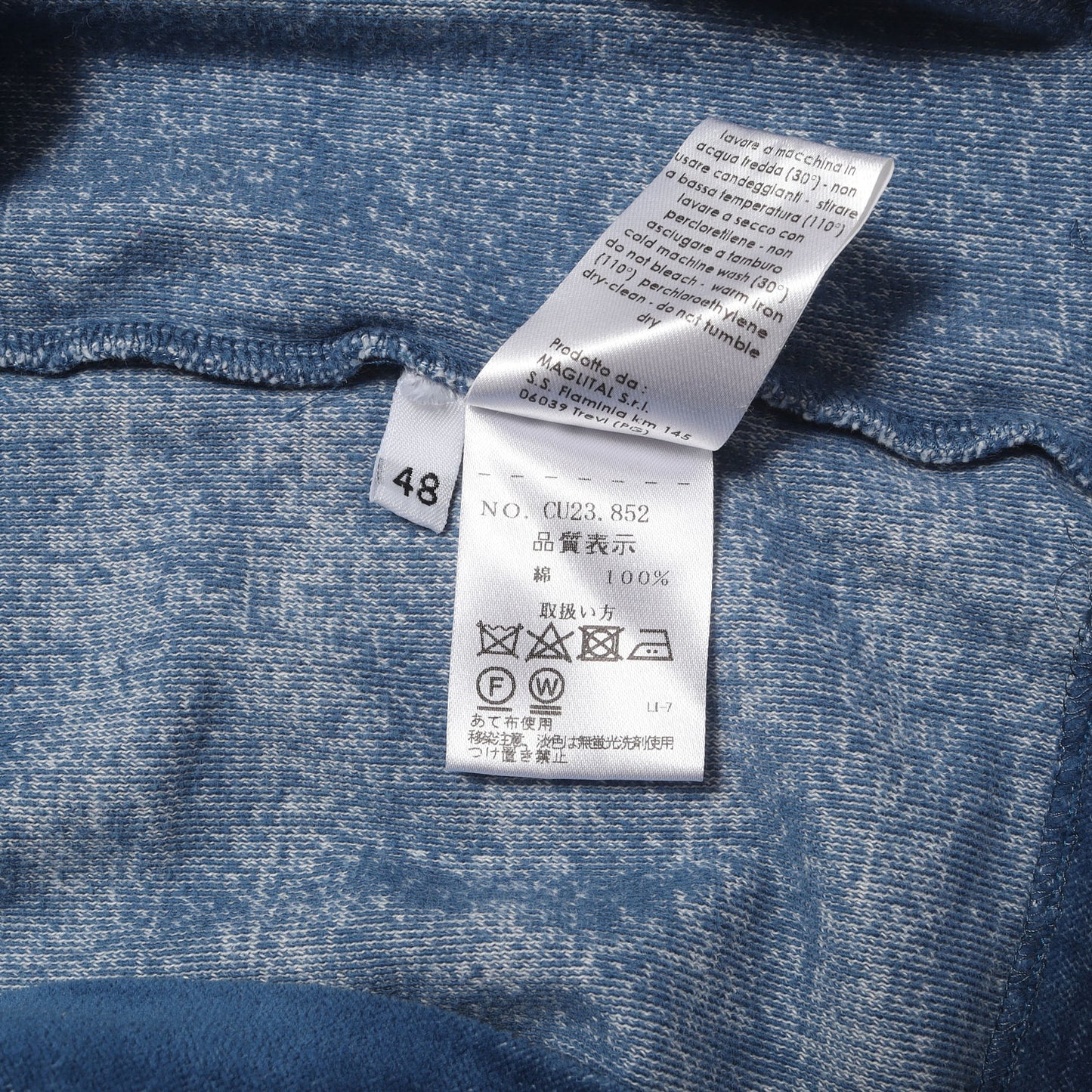 シルキーベロア ポケット Tシャツ / MADE IN ITALY