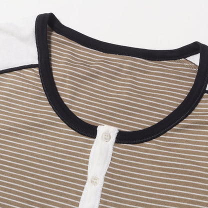 00s ボーダー ハイゲージ ニット Tシャツ