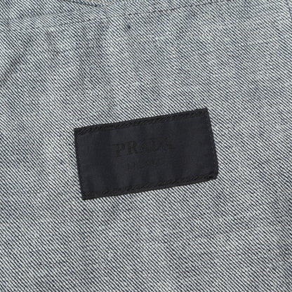 24AW トライアングルロゴ セルビッチデニム トラッカー ジャケット (Selvedge Denim Blouson)