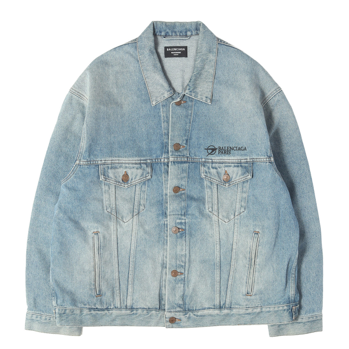 21SS USED加工 コーポレートロゴ刺繍 デニムジャケット (Corporate Logo Denim Jacket)