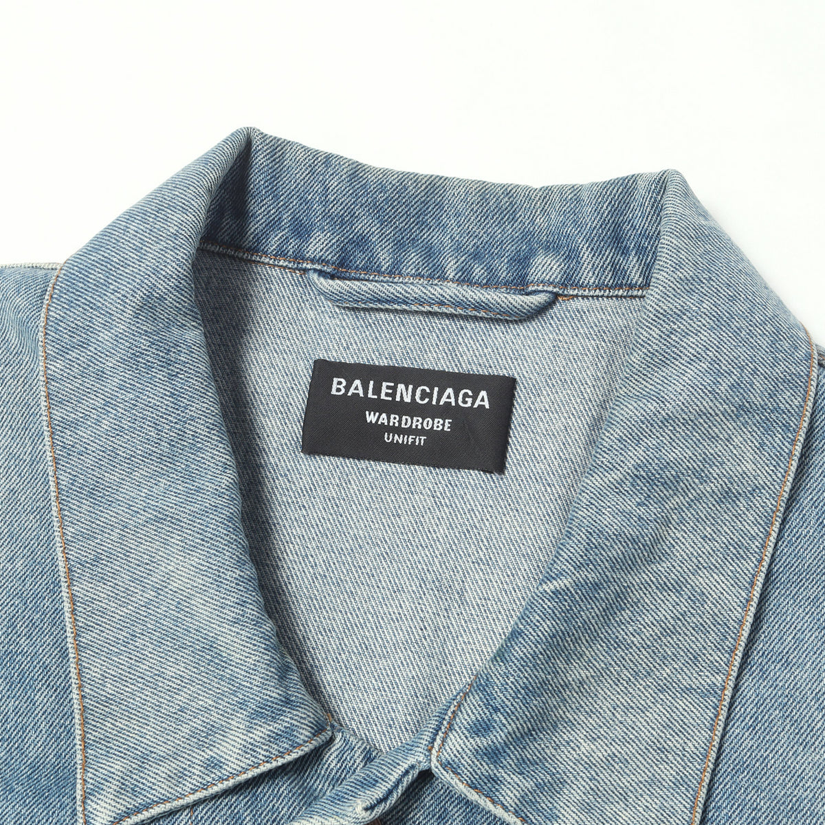 21SS USED加工 コーポレートロゴ刺繍 デニムジャケット (Corporate Logo Denim Jacket)